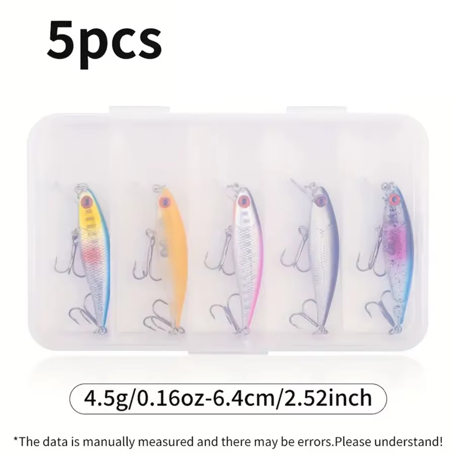 Jerkbait Minnow Duro para Lucio – Señuelos Wobbler Crankbait Set