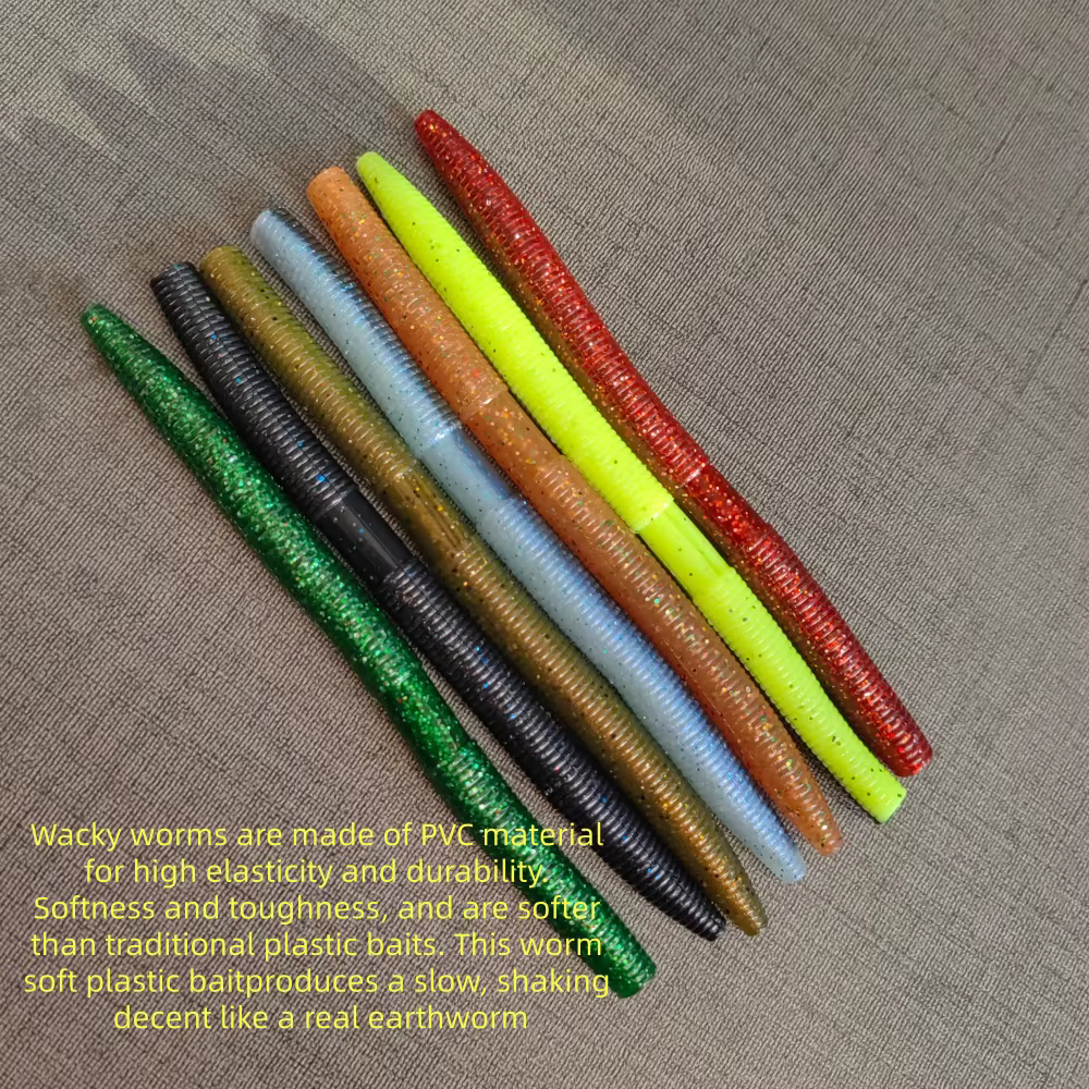 Señuelo Senko Worm de vinilo blando para agua salada – Lucio y lubina - imagen 5