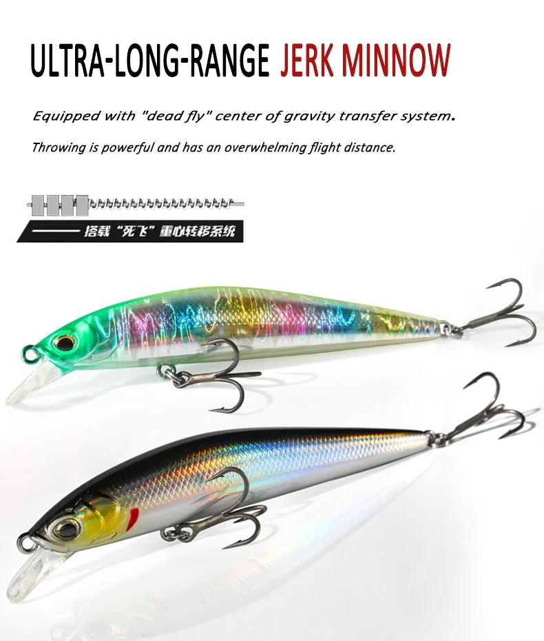 Señuelo Minnow AJLURES en acción