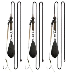 Set pesca carpa con plomo Willow Lead anti-enredos para larga distancia