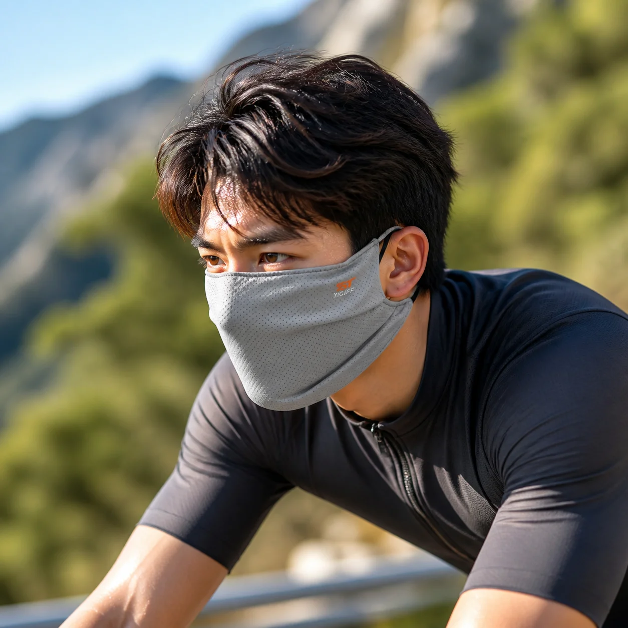 Mascarilla deportiva de secado rápido y protección UV transpirable - imagen 2