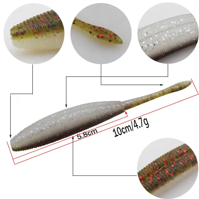 Tiddler Minnow – Señuelo de vinilo para pesca a spinning - imagen 4