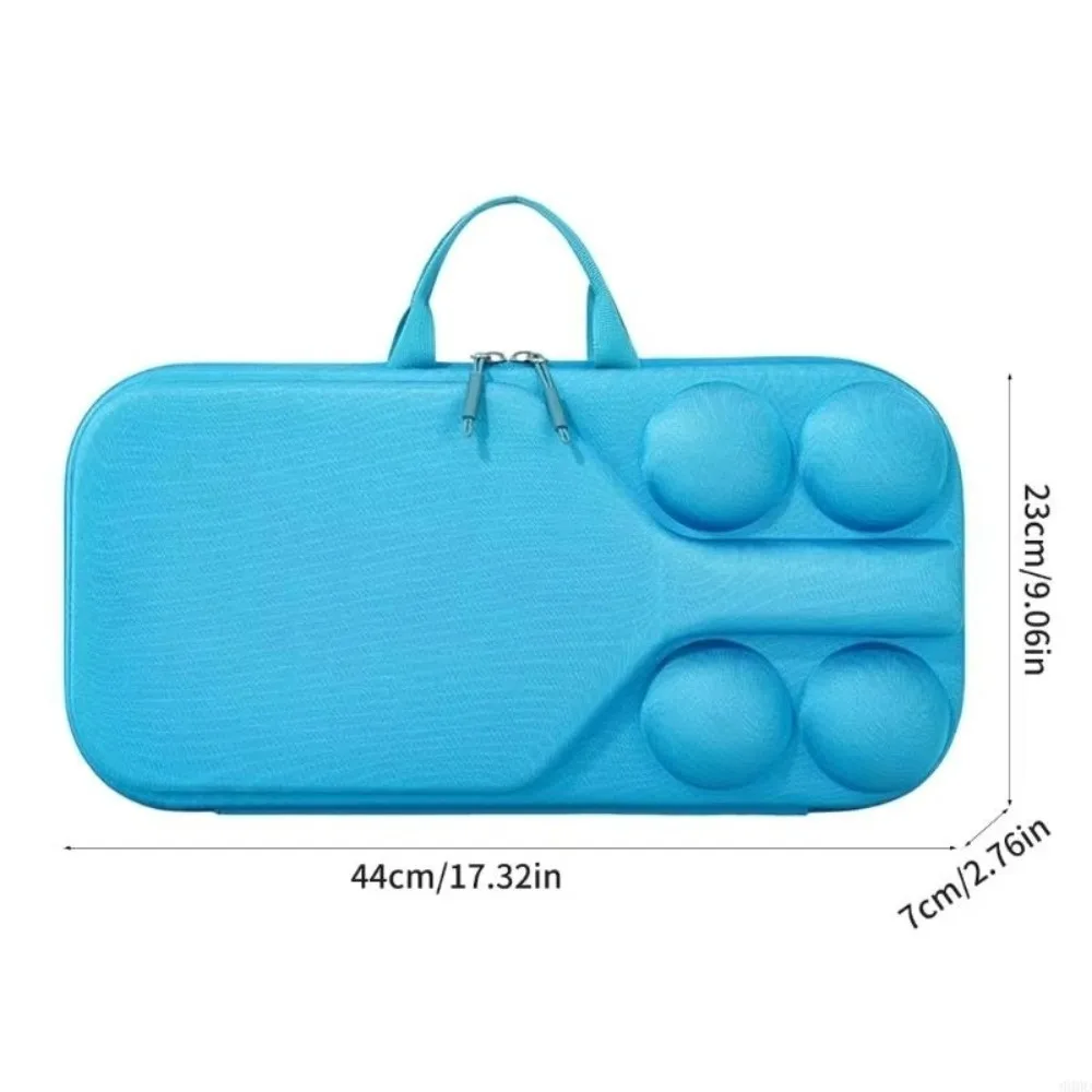 Bolsa de almacenamiento portátil para pickleball con carcasa rígida
