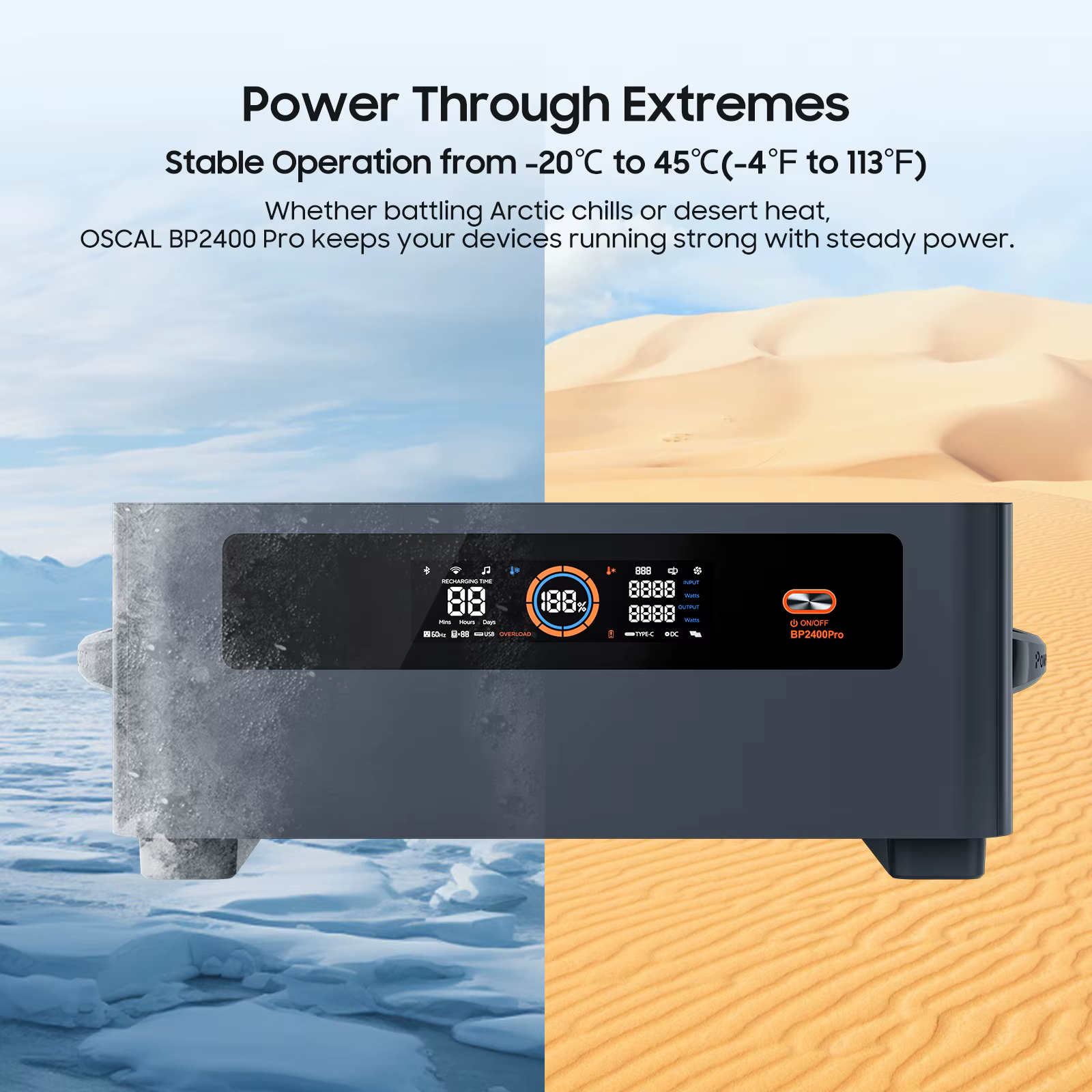 Oscal BP2400 Pro – Batería auxiliar compatible con PowerMax - imagen 2