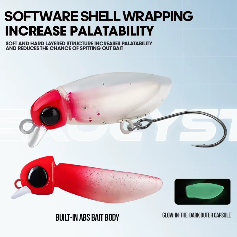 TAIYU Crankbait Pececillo Luminoso para Trucha Lubina - imagen 2