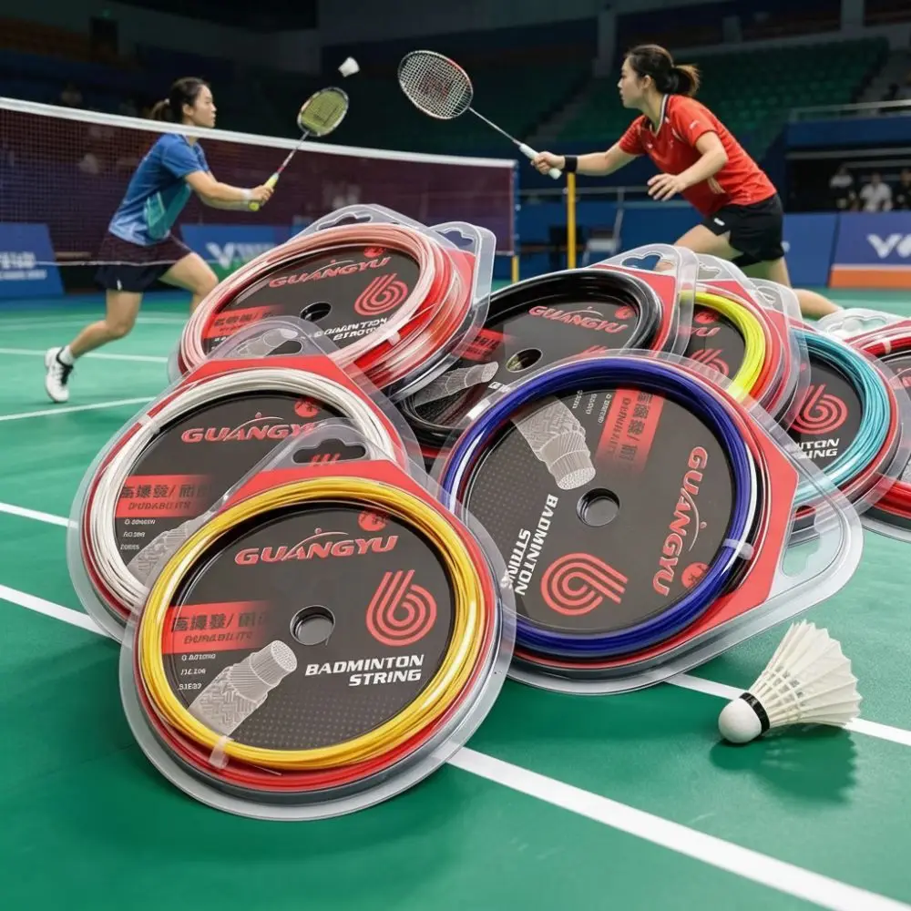 Cuerda de bádminton nanofibra carbono profesional – Encordado seguro - imagen 5