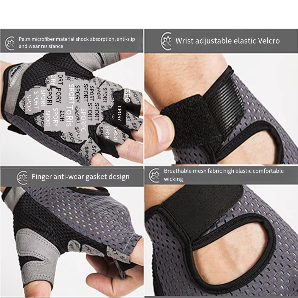 Guantes Curvos Transpirables Antideslizantes para Ciclismo
