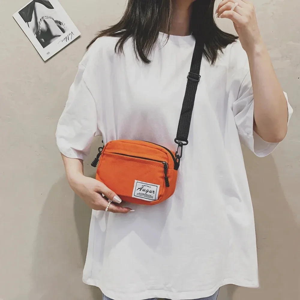 Bolso bandolera mini casual en lona