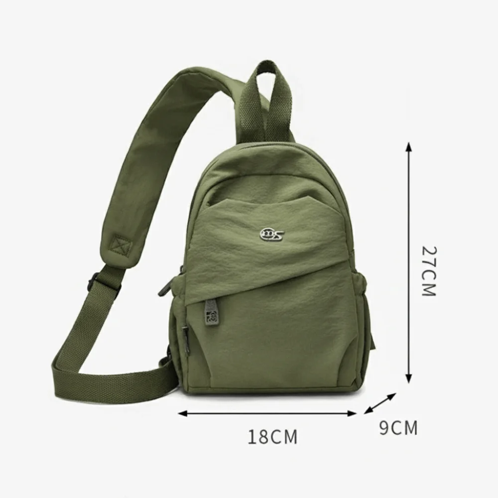 Bolso cruzado ligero de doble uso con multibolsillos para mujer - imagen 2