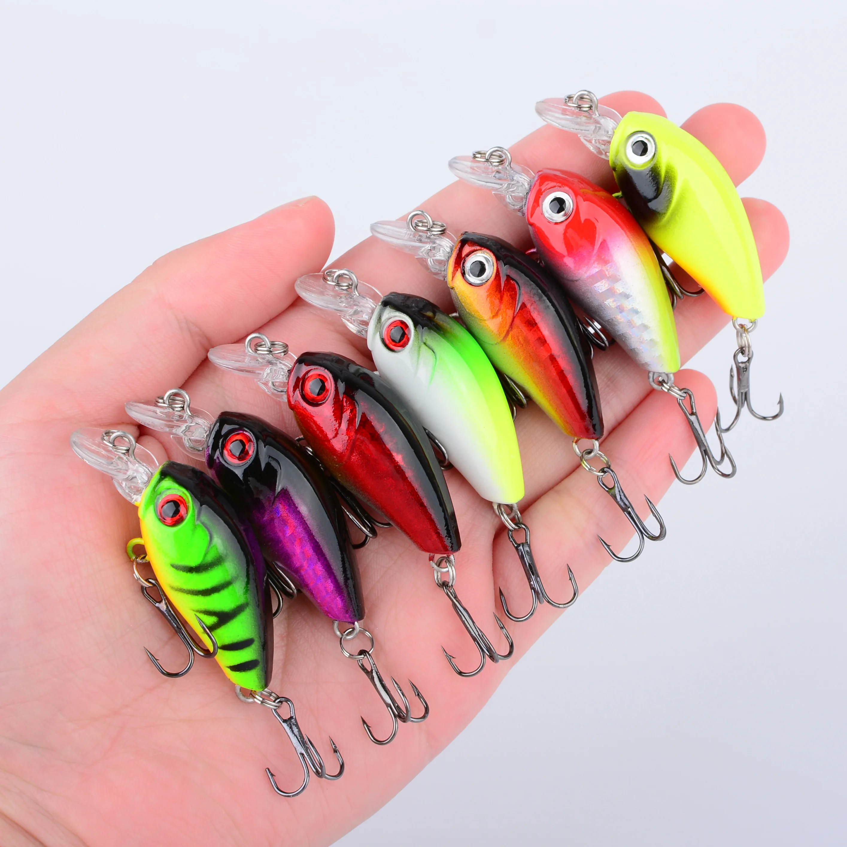 Crankbait mini con perfil tipo minnow