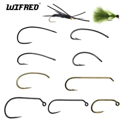 Anzuelos de Mosca Carbono Wifreo Caddis para Pesca de Trucha
