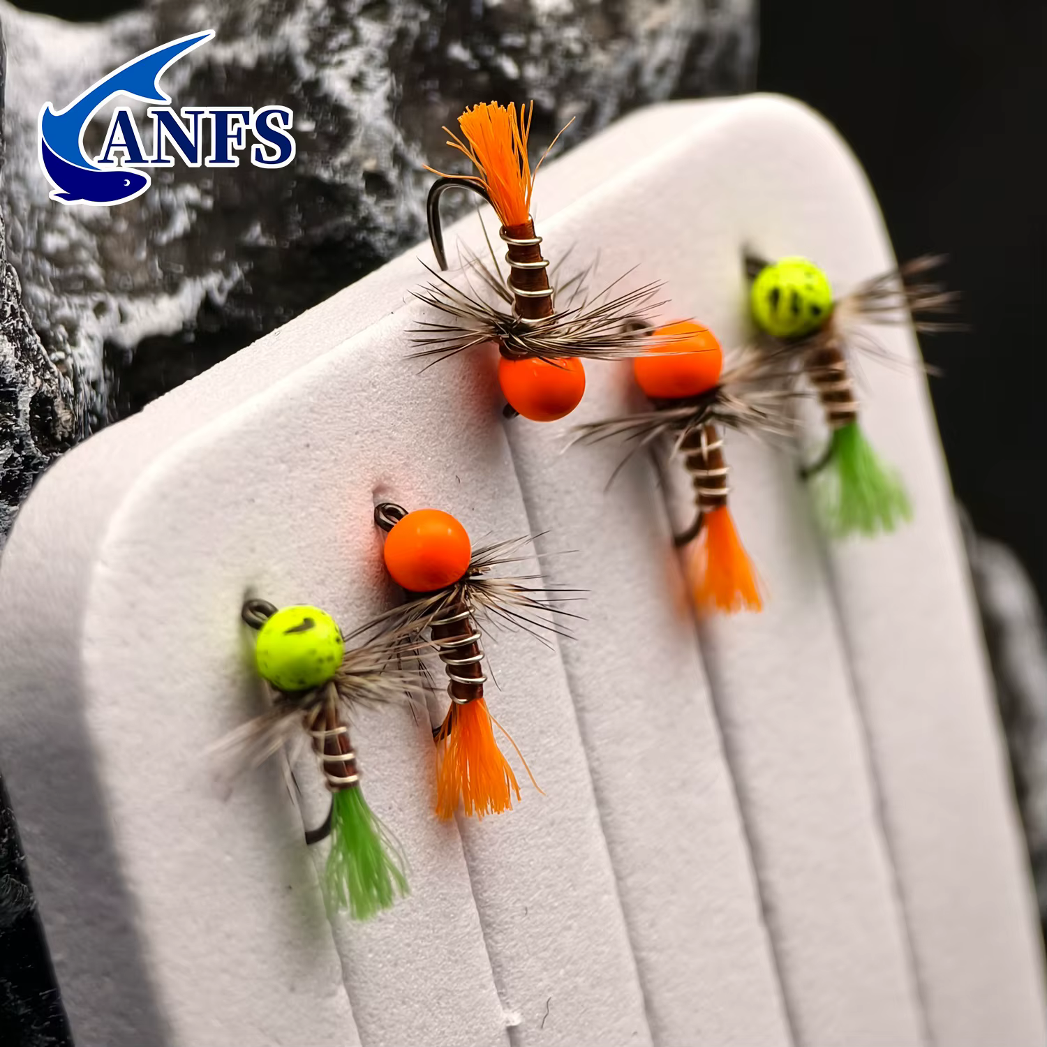 Mosca ninfa tungsteno sin púas para trucha – hundimiento rápido - imagen 2