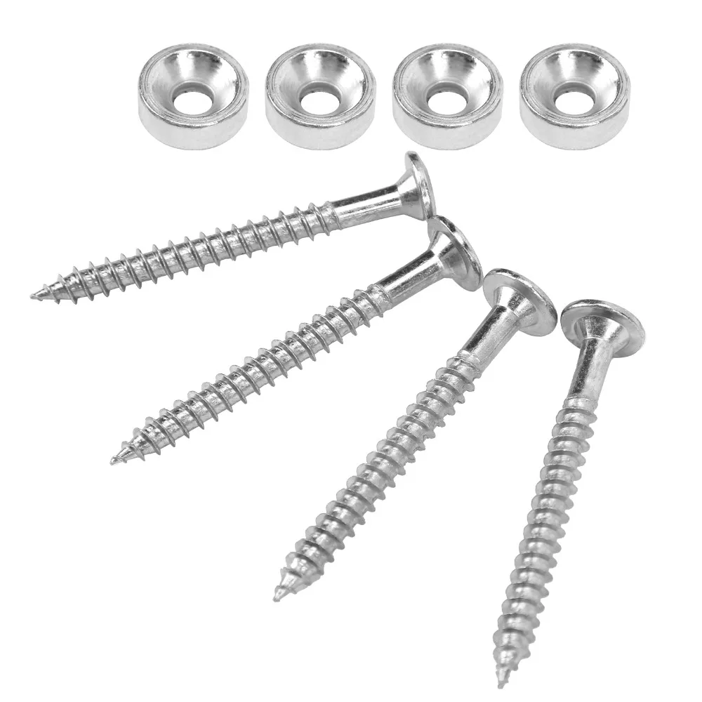 Bujes de mástil de guitarra con tornillo – Plata/Negro/Dorado - imagen 2