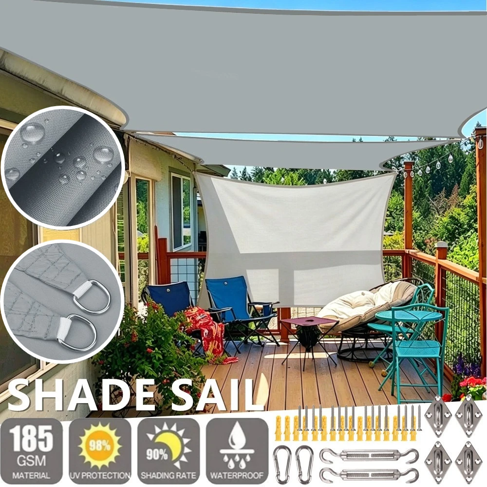 Toldo rectangular impermeable para sombreado con protección UV - imagen 3