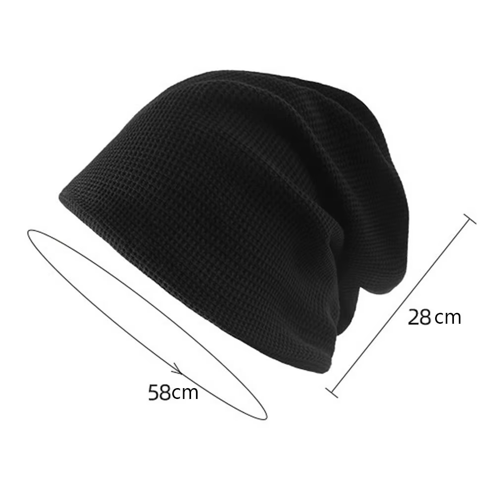 Gorro de punto suave unisex – Color sólido para invierno - imagen 3