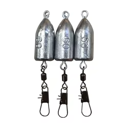 Plomos Bala con Anilla para Pesca – 5g a 120g para Mar y Roca