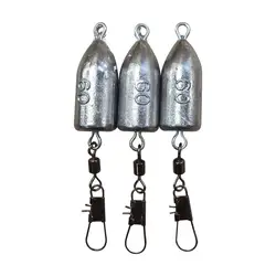 Plomos Bala con Anilla para Pesca – 5g a 120g para Mar y Roca