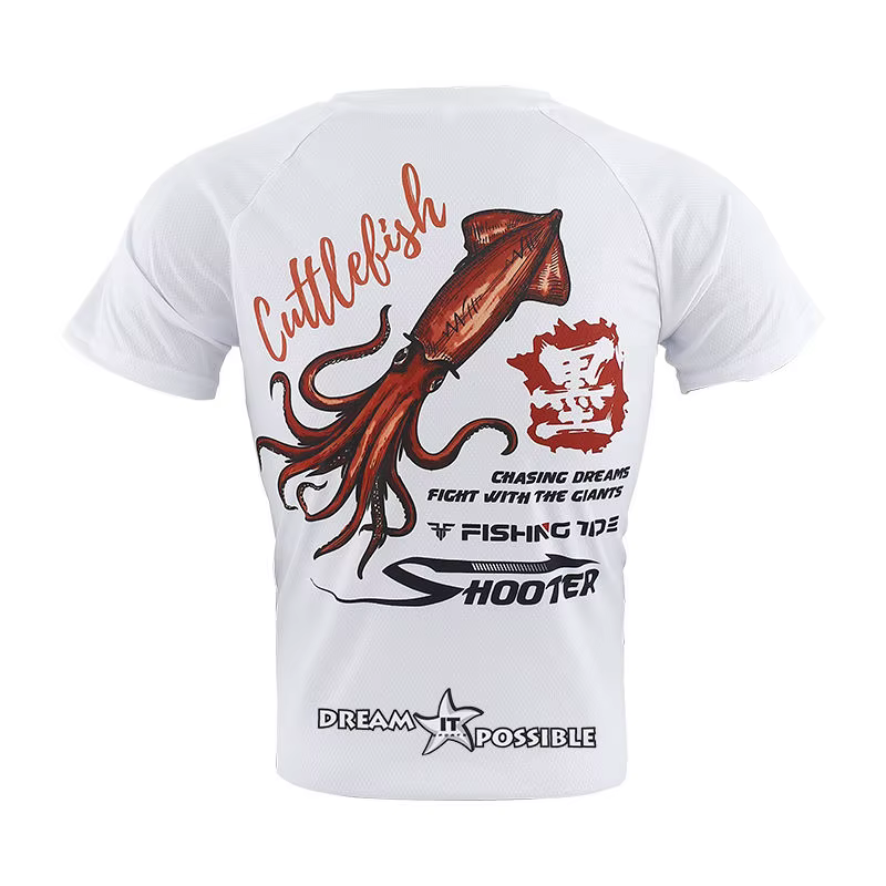 Camiseta protección solar pesca – Manga corta secado rápido hombre - imagen 2