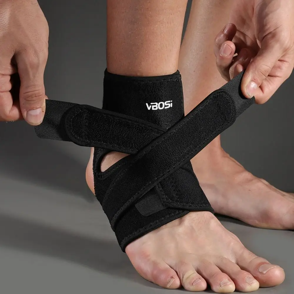 Soporte de Tobillo de Neopreno Elástico Ajustable – Negro Unisex - imagen 4