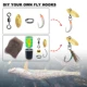 Kit DIY para atar moscas FREE FISHER con señuelos giratorios - imagen 2