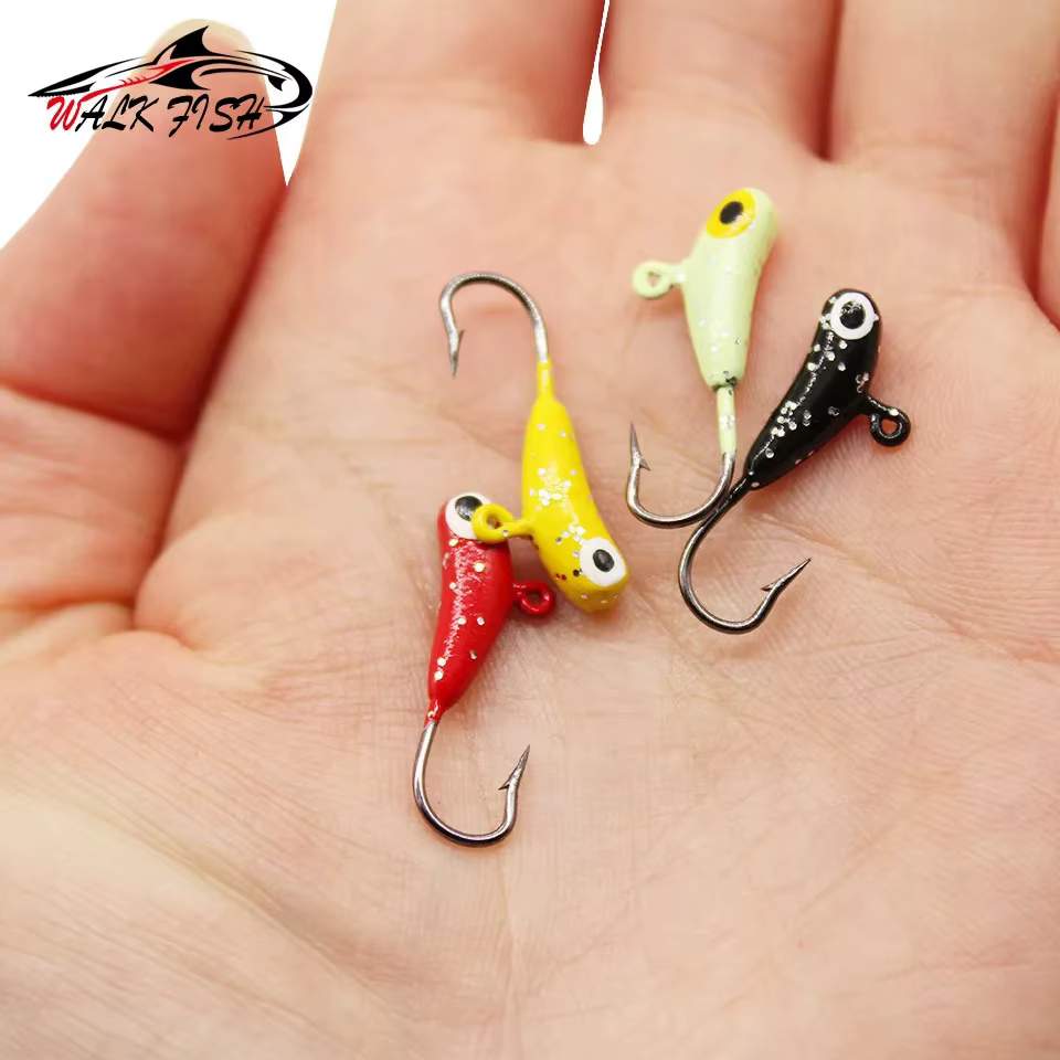 WALK FISH Señuelo Jigging Hielo Banana-Vinilo multicolor para invierno - imagen 3