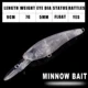 Dr.Holife Minnow flotante sin pintar con sonajeros para pesca - imagen 2