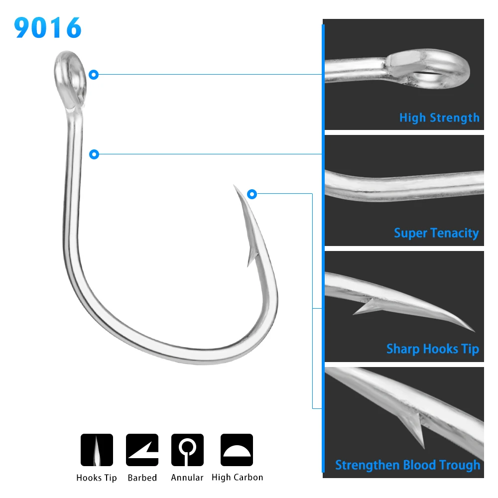 PROBEROS Anzuelo Jig Head con púas — Alta calidad para jigging - imagen 4