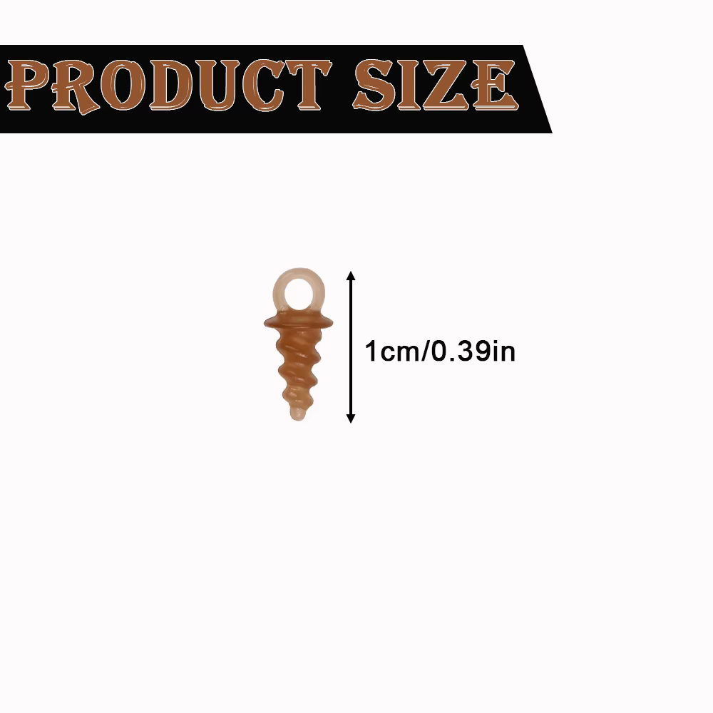 Tornillo boilie carpa – tapón cebo para soporte aparejo - imagen 2