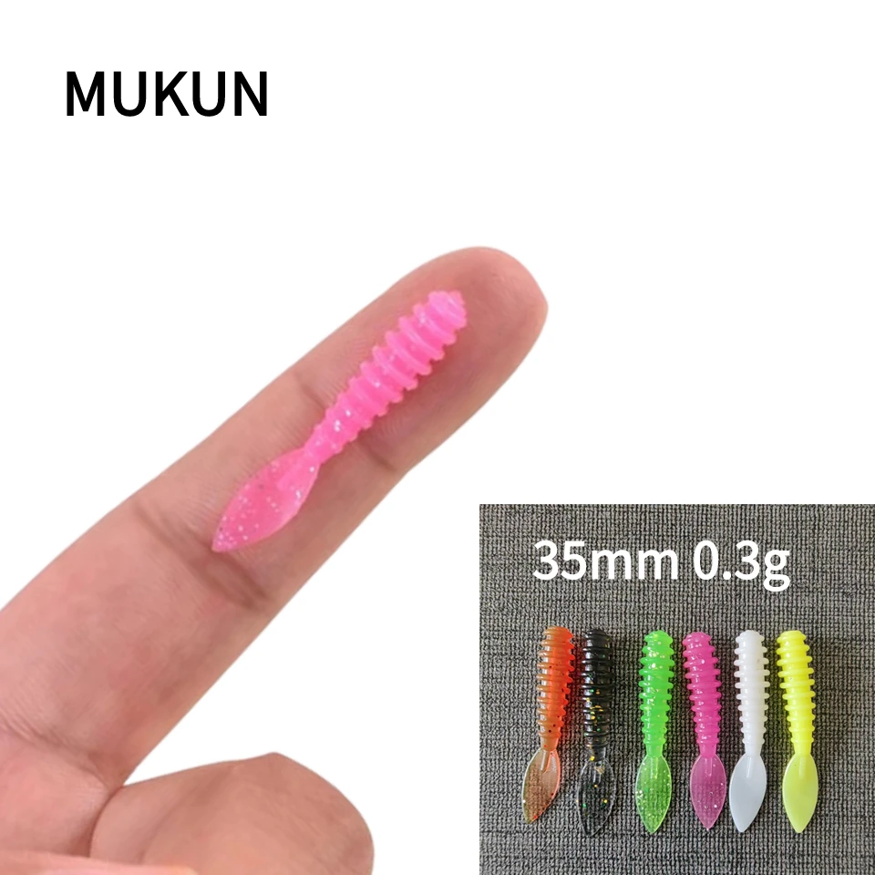Detalle del cuerpo flexible del gusano suave