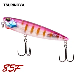 Señuelo de Superficie Tsurinoya DW59 flotante para lubina y lucio