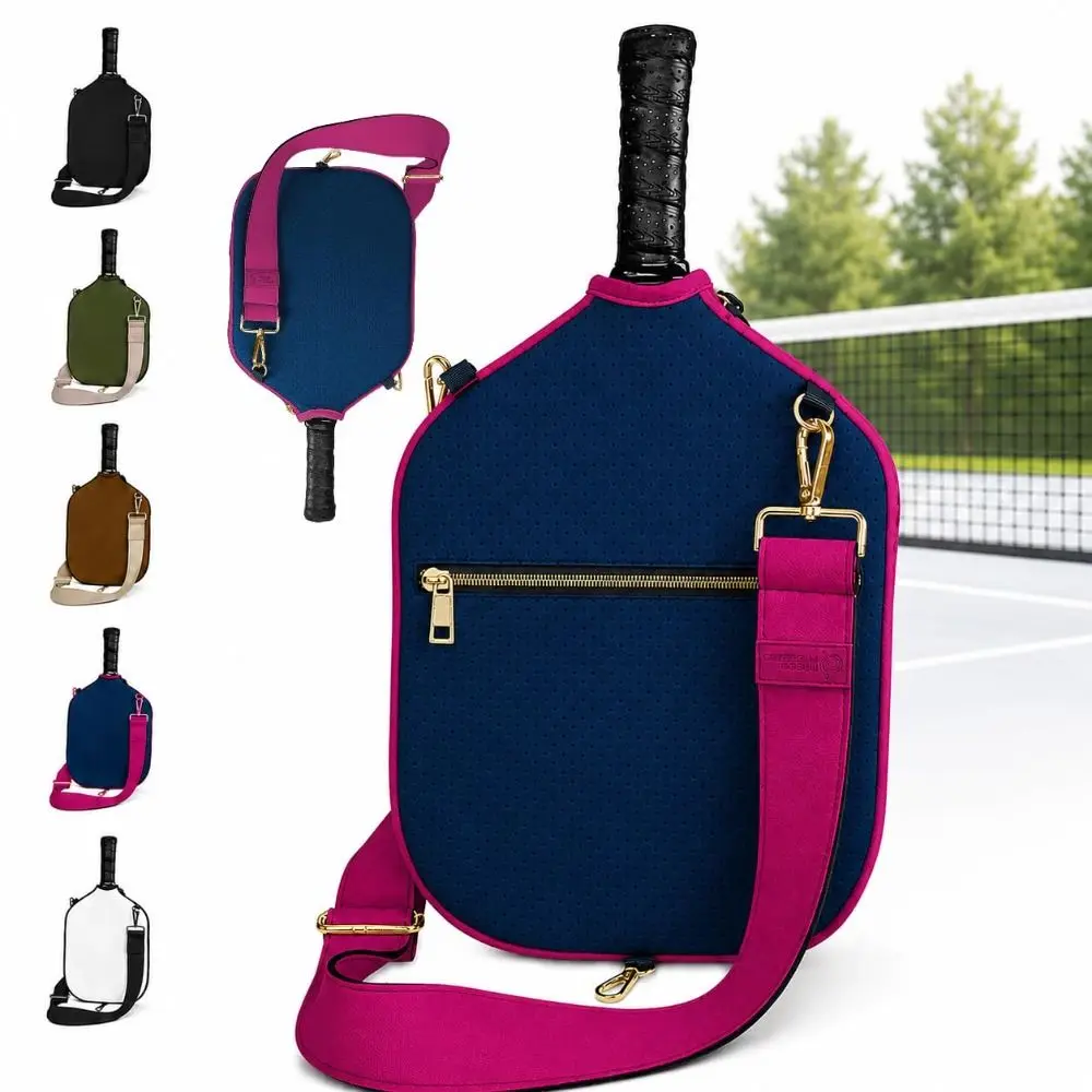 Bolsa bandolera neopreno para pala pickleball con correa ajustable - imagen 3