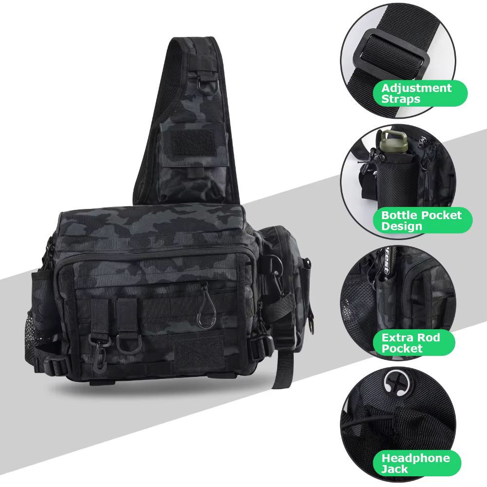 Goture Bolsa de Pesca Impermeable – Porta Señuelos y Aparejos - imagen 2