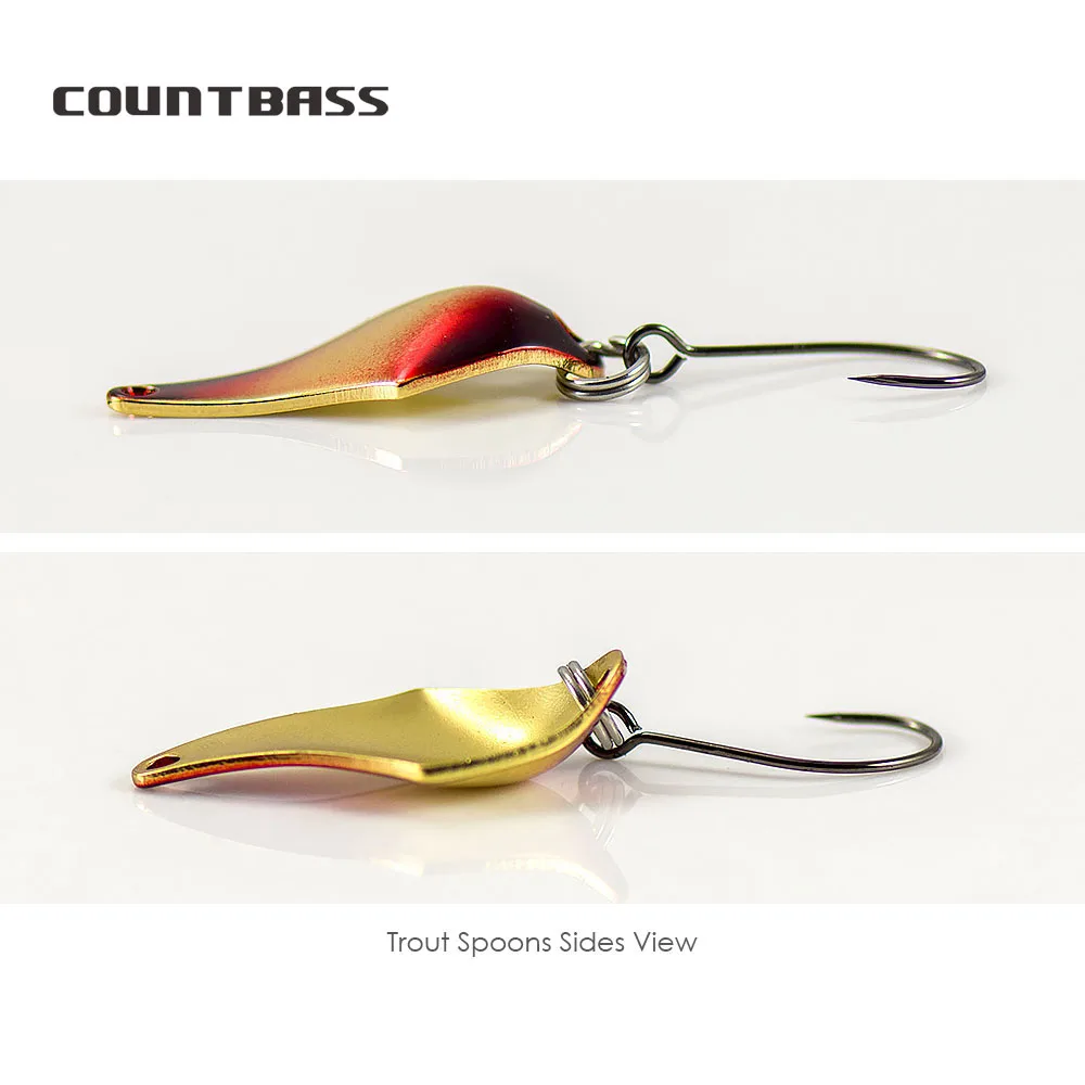 COUNTBASS Cucharilla de latón para trucha, salmón y lucio - imagen 5