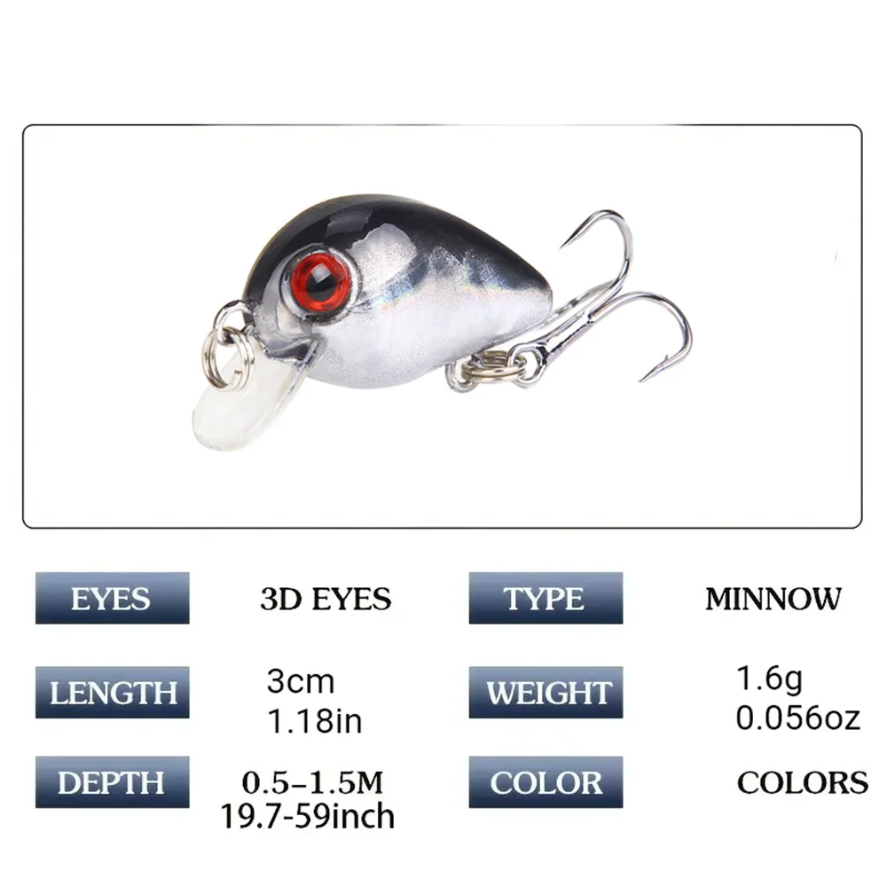 Señuelo Crankbait Minnow Topwater para lubina y black bass - imagen 4