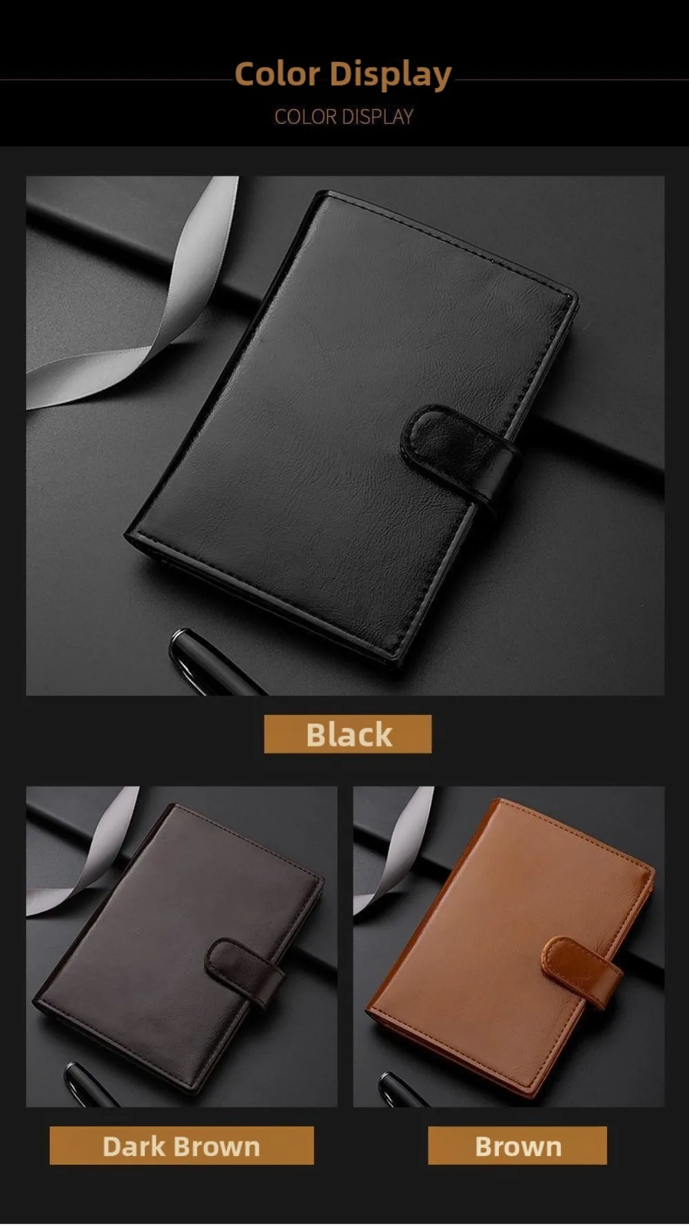 Vistas de la cartera multifunción