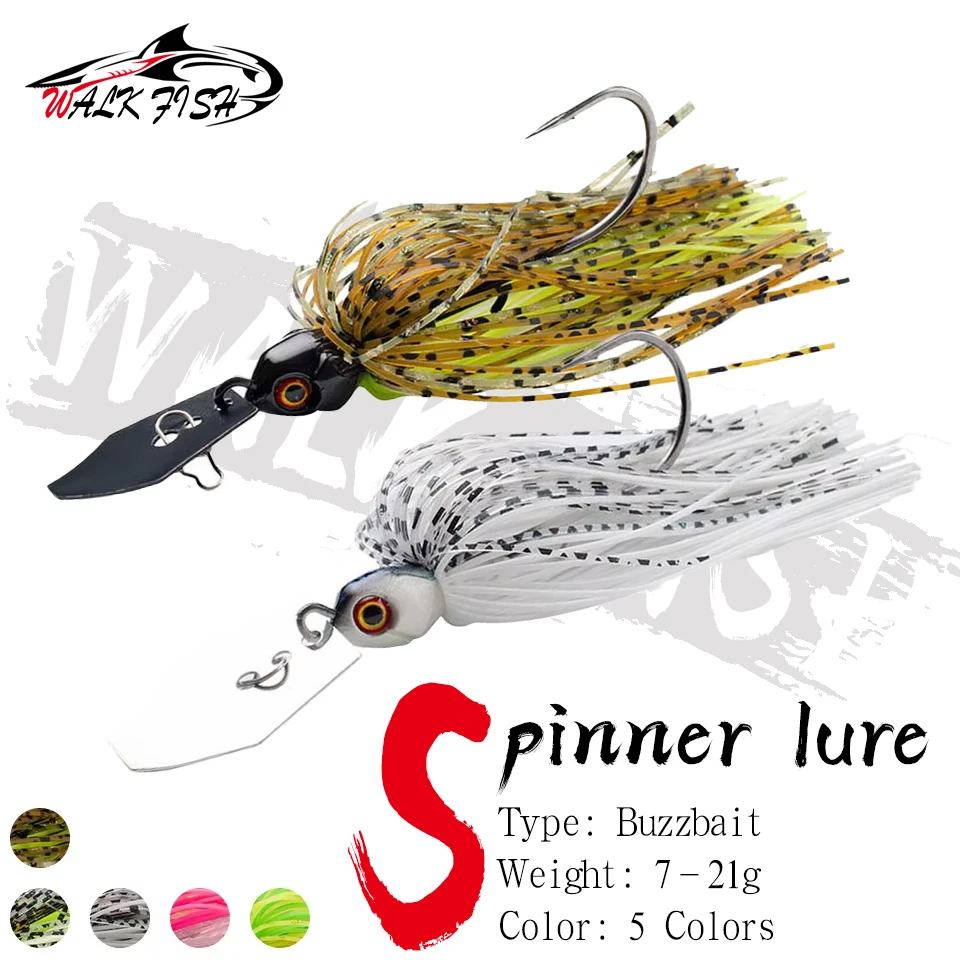 Chatterbait WALK FISH – Blade jig para lubina, lucio y róbalo