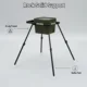 Cubo de cebo para carpa con soporte telescópico ajustable - imagen 2