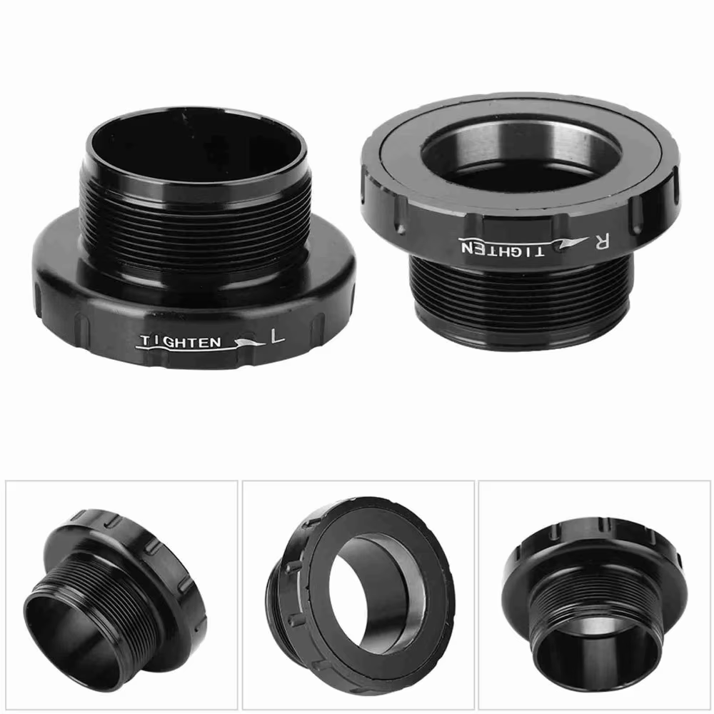 Eje de 30 mm para soporte inferior BSA30 — acabado en negro