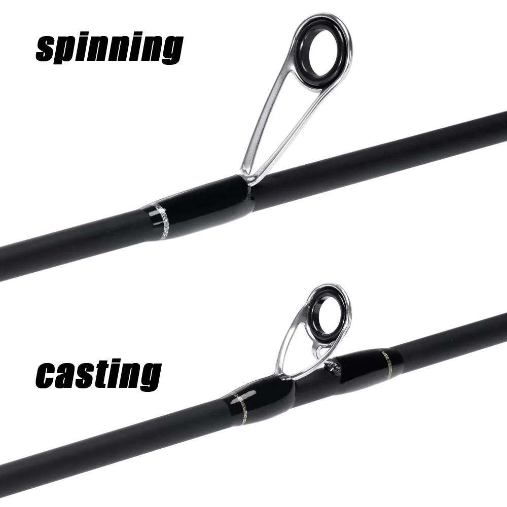 SAMOLLA Caña ultraligera de punta sólida carbono para spinning - imagen 3