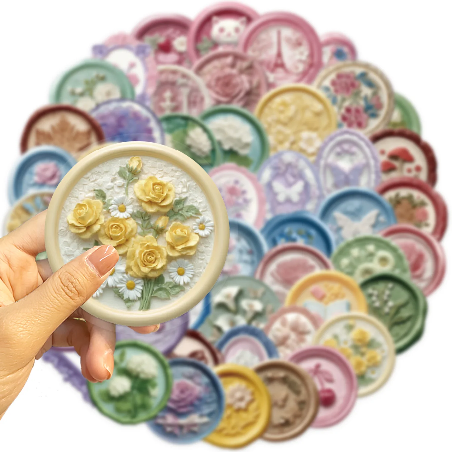 Pegatinas transparentes relieve para cañas de pescar – Impermeables - imagen 5