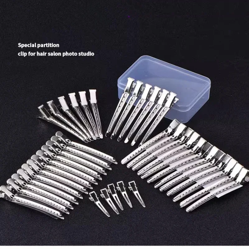 Pinzas de acero inoxidable para cabello – Largas profesionales - imagen 3