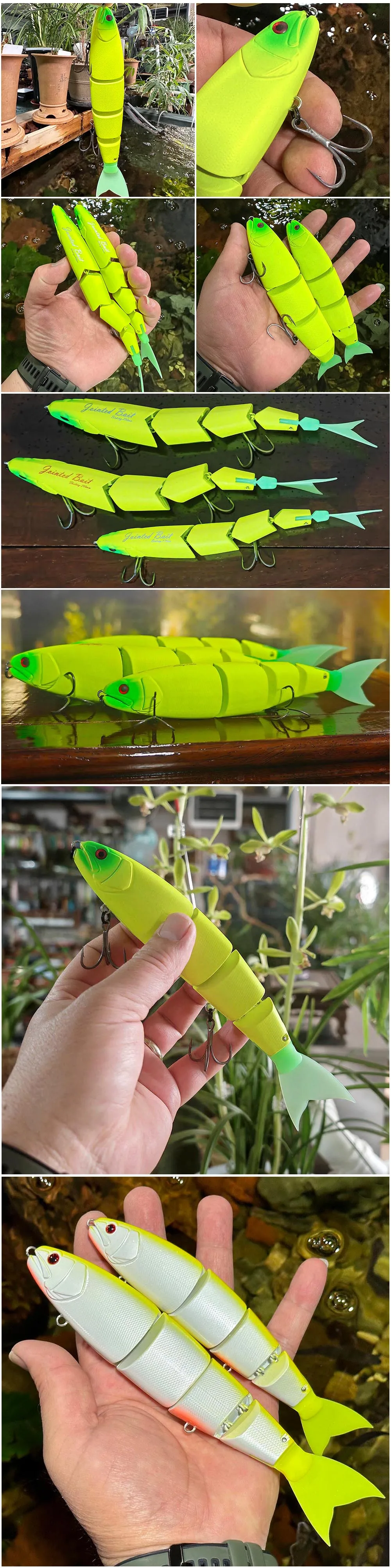 Pesca exitosa con el señuelo articulado