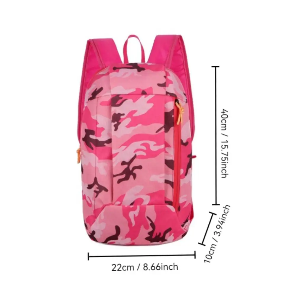 Vista frontal de la mochila de ciclismo impermeable de nailon