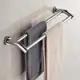 Toallero doble de acero inoxidable para baño de pared - imagen 2