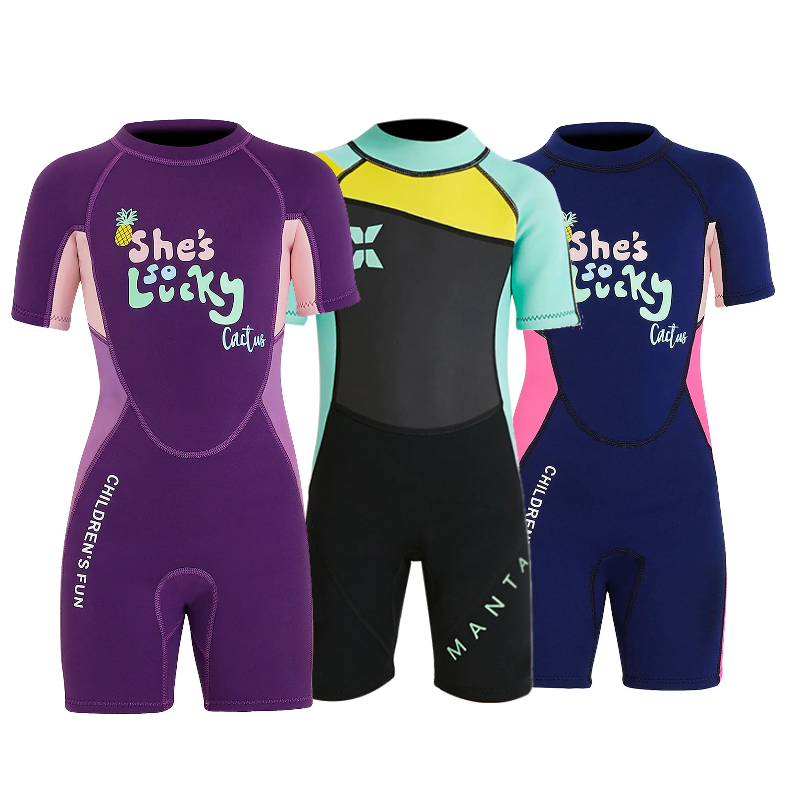Traje de neopreno infantil una pieza con protección UV y anti-medusas - imagen 3