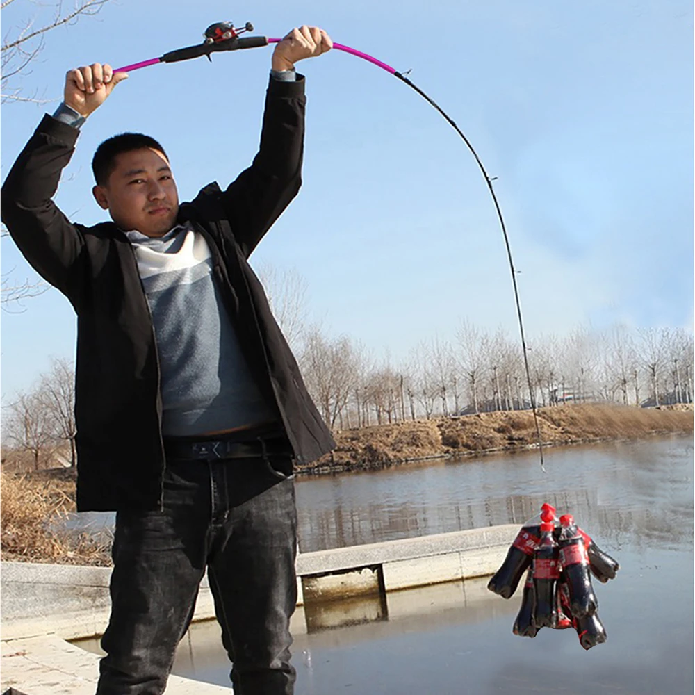 Combo caña y carrete carpa carbono portátil acción media pesca - imagen 5