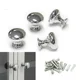 Tiradores metal cromado plateado para puertas interiores - imagen 2