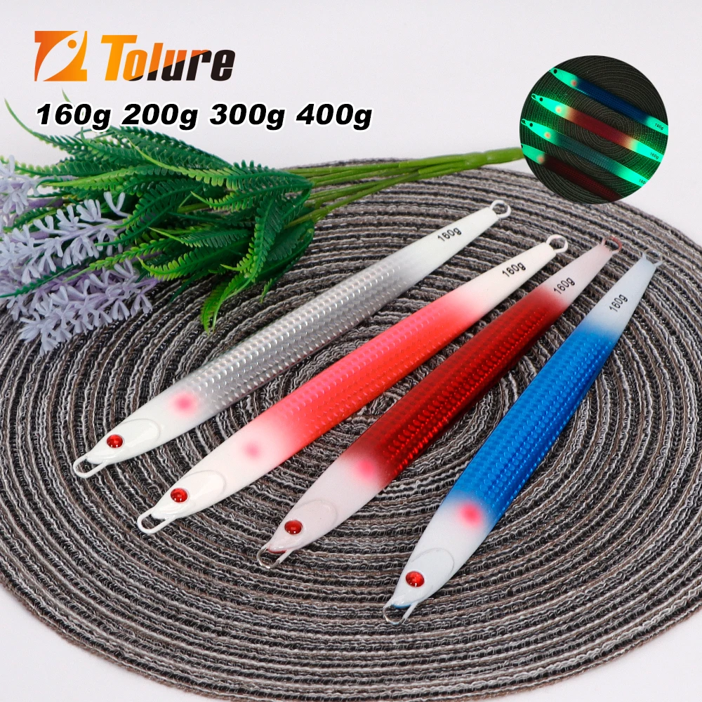 Jig metálico de hundimiento rápido Toplure para pesca en profundidad - imagen 2