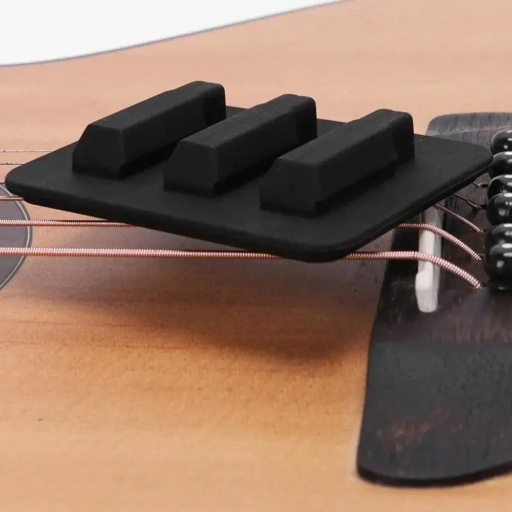 Almohadilla silenciadora de cuerdas guitarra silicona antideslizante - imagen 5