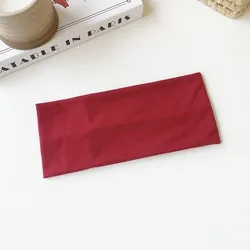 Diadema de algodón infantil ancha suave para la cara – Lisa